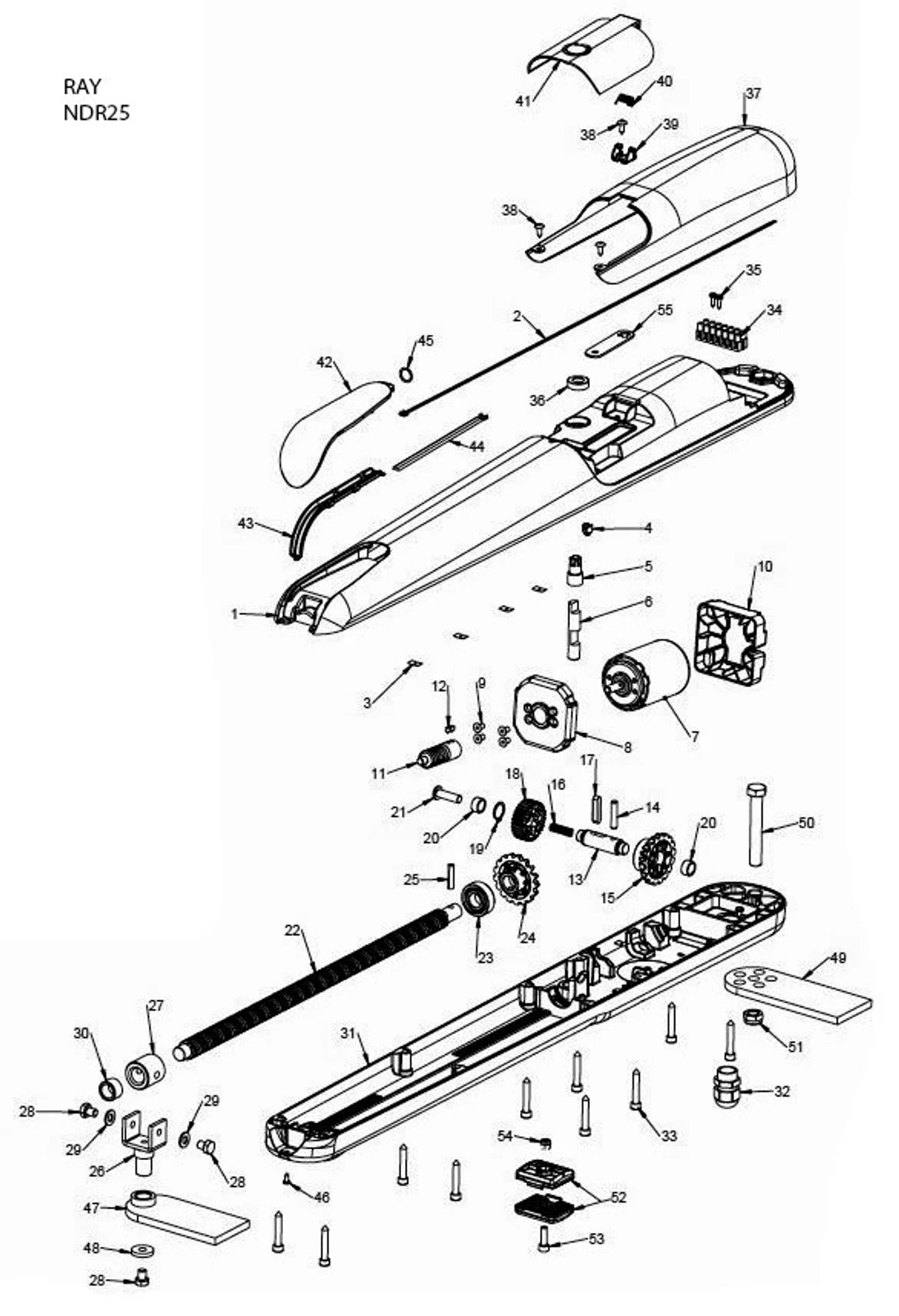 999MOTO004A00 motorek 24 V pro RAY2524