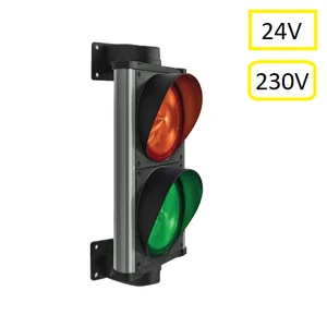 ASF Semafor dvoukomorový, LED, hliník, 0-230V - slide 0