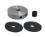 vrchný úchyt (ø 50mm / M10), brúsená nerez K320 /AISI304, 2 x gumené tesnenie, 1 x gumený krúžok