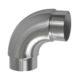 Spojka 90° na trubku ø42.4mm, broušená nerez AISI316