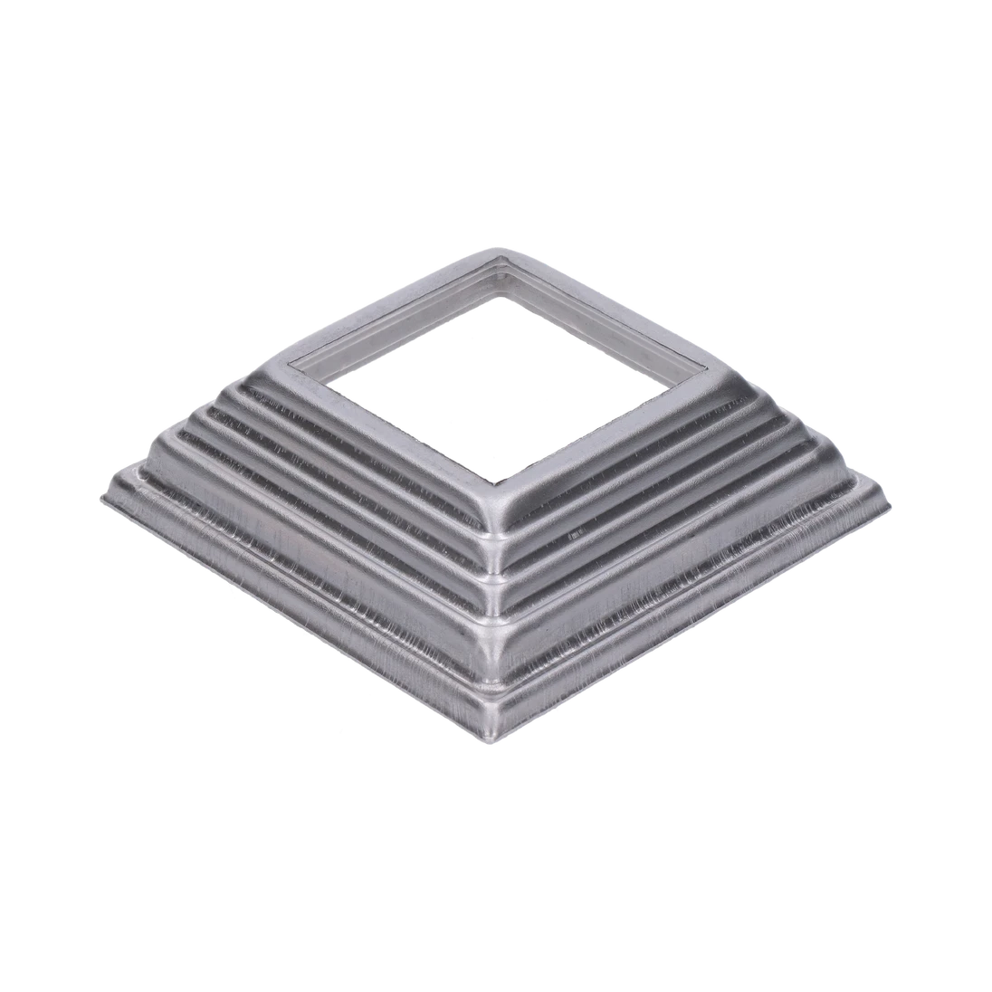 Krytka plechová, 100 x 100 x 29 mm, díra: 52 x 52 mm