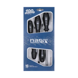 Sada profi skrutkovačov 5 dielna, výrobca NAREX, PZ0 x 60, PZ1 x 80, PZ2 x 100, PZ3 x 150, PZ4 x 200 - slide 0