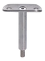 Držák madla pevný na trubku ø 42.4mm (71x64mm /závit M8), broušená nerez K320 /AISI304