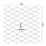 Nerezová lanková síť, 0,8m x 10m (šxd), oko 60x104 mm, tloušťka lanka 2mm, AISI316, barva: Černá, (V nerozloženém stavu má síť 11,92m)