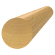 drevený profil guľatý (ø 42mm /L:1750mm), materiál: buk, brúsený povrch bez náteru, balenie: PVC fólia