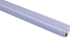 Plastové tesnenia magnetické, sklo 8mm, 90°, L-2200mm