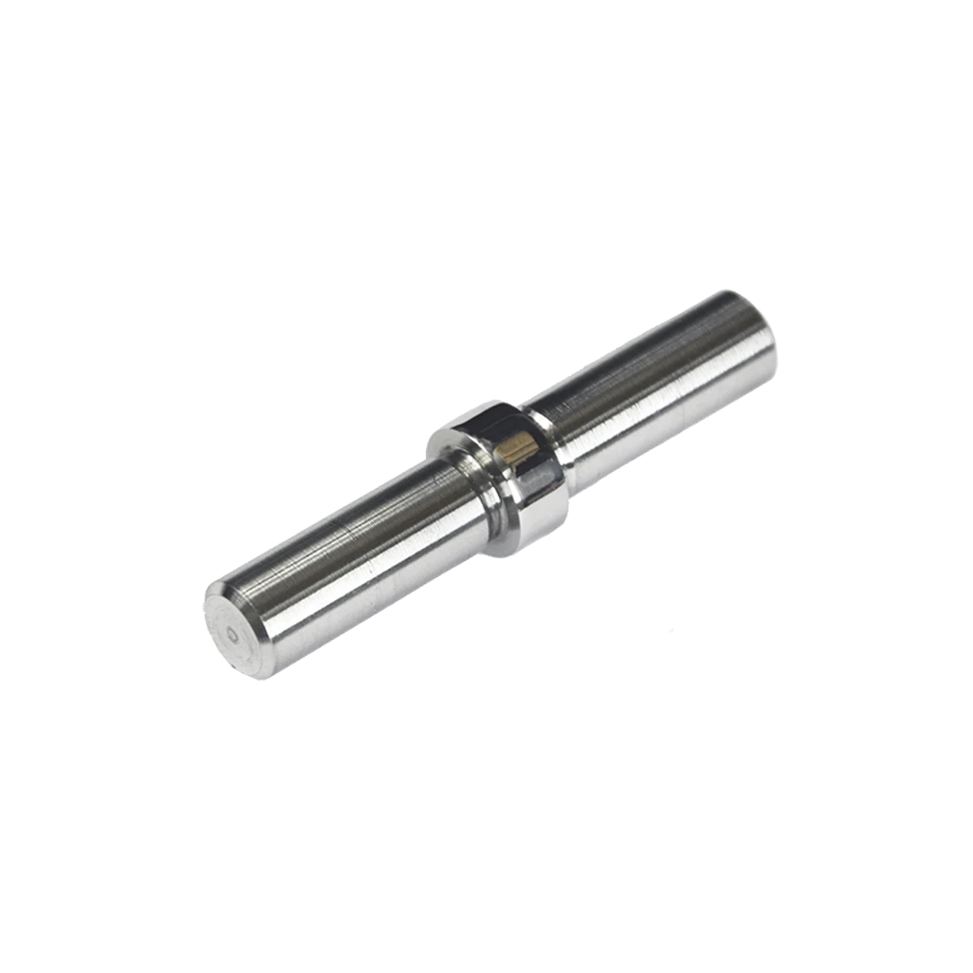 Spoj přímý L: 55 mm, na trubku ø 12 mm (plný materiál), leštěná nerez / AISI304