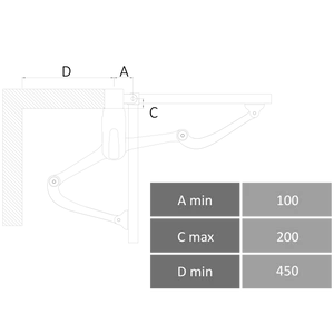 REVO pohon pro křídlovou bránu do 2,3m/křídlo - slide 4