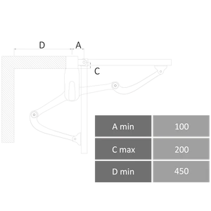 REVO pohon pre krídlovú bránu do 2.3m/krídlo - slide 3