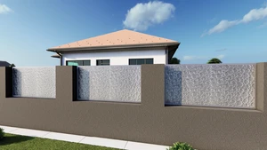 Plech  pozinkovaný, 2000x1000x1,2mm - KRUHY, 3D vzor - slide 2