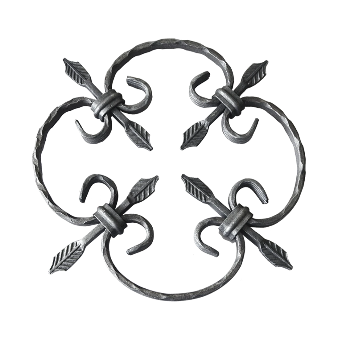 Kovářský ornament H 240 x L 240 mm, 12 x 6 mm