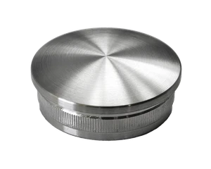 Ukončenie na trubku ø42.4mm, brúsená nerez AISI304 - slide 0