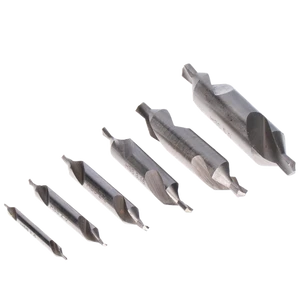 Sada 6KS středících HSS vrtáků do kovu se záhlubníkem, oboustranné vrtáky , průměr vrtáků ø1.0 - 2.0 - 2.5 - 3.15 - 4.0 - 5 mm - slide 1