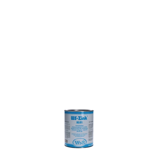 zinková farba WS-Zink® 80/81 s obsahom zinku 90% 0.25l Na opravy zvarov,na žiarovo pozinkovaných konštrukciách, opticky zladené s čerstvým žiarovaním odolný do 300 ° C , základný náter pre následné lakovanie, vodivá ochranná vrstva na bodovanie