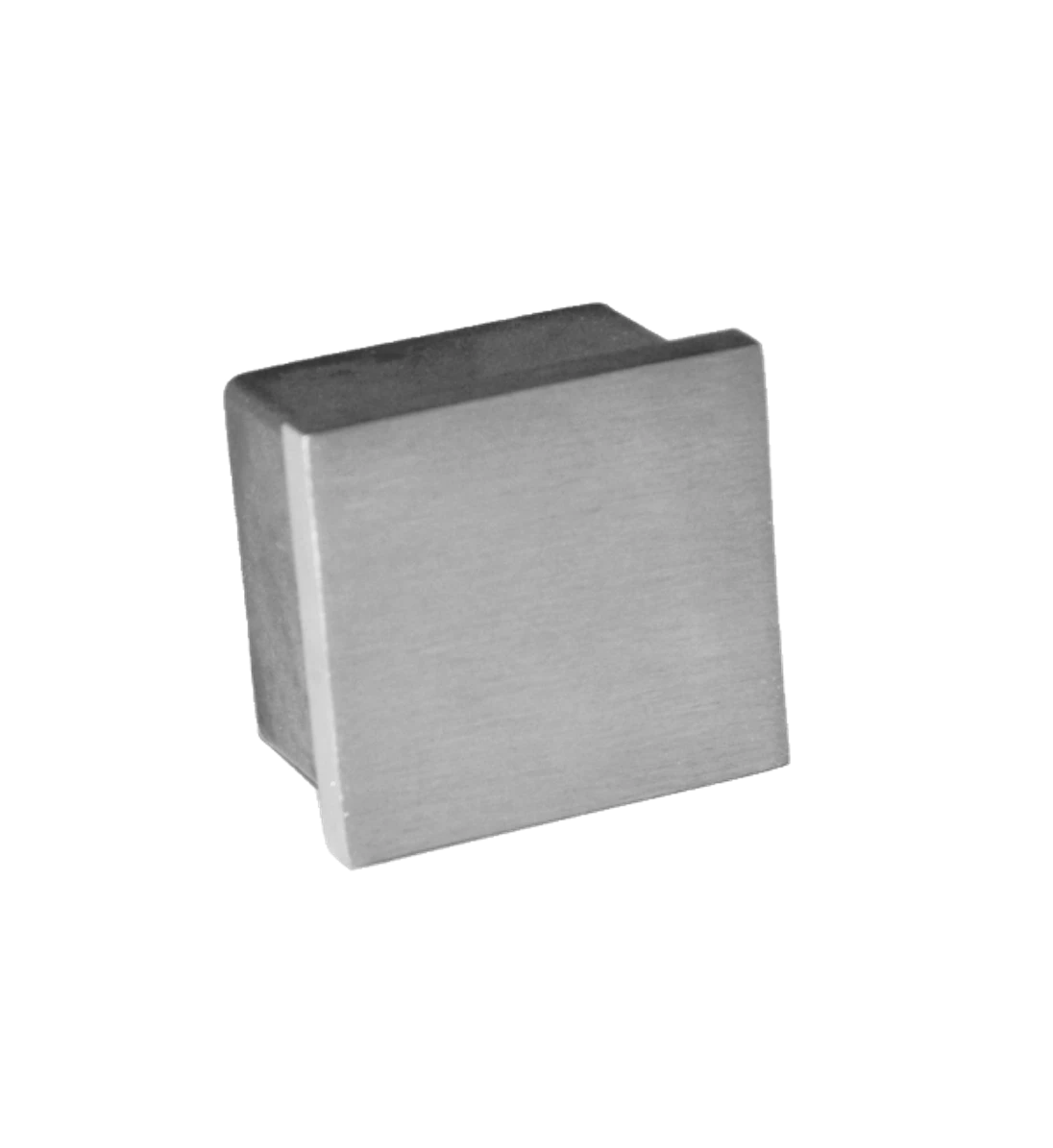 Ukončenie na jokel 25x25x2.0mm, brúsená nerez K320 /AISI304