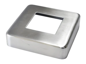 Kryt příruby 96x96mm, broušená nerez AISI304 - slide 0
