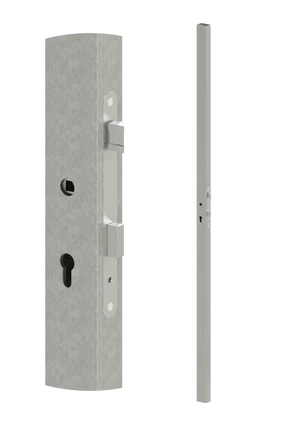 pozinkovaný profil 60x40x1,5mm H-2000mm se zámkem, vhodný pro rám branky, bez povrchové úpravy - slide 0