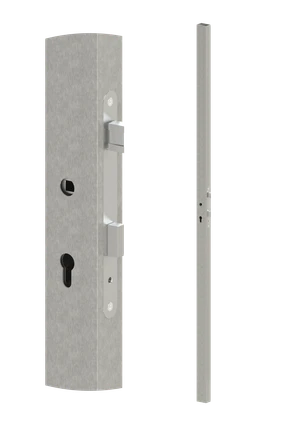 Pozinkovaný profil 60x40x1,5mm H-2000mm se zámkem, vhodný pro rám branky, bez povrchové úpravy - slide 0
