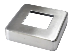 Kryt příruby 96x96mm, broušená nerez AISI304