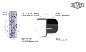 Poškodený profil 100x24.5mm, L-6000mm, hliník bez povrchovej úpravy - slide 4