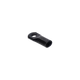 Nerezová lisovacia spojka s otvorom pre dve 2.0mm lanká, K320 /AISI 316, farba: čierna