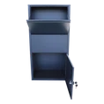 Box na balíky (440x220x880mm) s prepadovou lištou na ochranu balíkov, hrúbka 0.8mm), max. veľkosť balíka: 360x170x260mm, farba: RAL 7016 (antracit) - slide 1