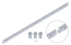 Hrebeň kov 30x8mm, L-1000mm, M4, max do 1200kg,  3x úchyt+skrutky, pozinkovaný