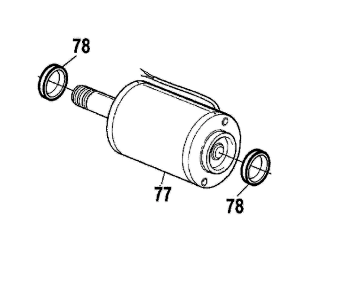 MBA01R03 motor pre HYPPO 7124 24V