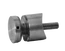 svorka bodová na sklo 6-12mm na trubku ø 42.4mm (ø 30mm / M8), brúsená nerez K320 /AISI304, balenie obsahuje gumičky na sklo