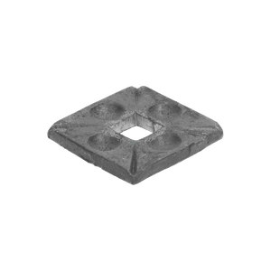 VÝPRODEJ: Patka 70 x 70 x 8 mm, otvor 21 mm - slide 1