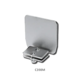 Záslepka pre C profil KVN gate systems 98x98x4mm, pozinkovaná