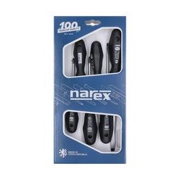 Sada profi skrutkovačov 6 dielna, výrobca NAREX, 3,0 x 75, 4,0 x 100, 6,5 x 150, 8,0 x 175, PH1 x 80, PH2 x 100