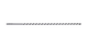 Skrutkovicový vrták do dreva D=8mm, L=460mm, so šesťhrannou stopkou