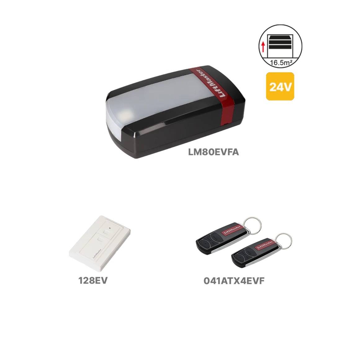 LiftMaster sada pre garážovú sekcionálnu bránu 16.5m2/130kg