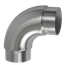 Spojka oblouková 90° na trubku ø 48,3 mm, broušená nerez K320 / AISI304