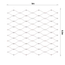 Nerezová sieť, 0,8x5m, oko 50x50mm, hrúbka 1,5mm, AISI316