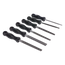 6 dílná sada dielenských pilníků délka 100mm, sek 2, obsahuje: úsečkový, kruhový, tříhranný, čtyřhranný, plochý a plochošpicatý