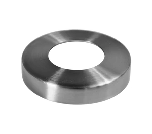 Kryt příruby (ø 90x15 mm) na trubku ø 40,0 mm, otvor ø 40,4 mm, broušená nerez K320 / AISI304 - slide 0