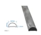 madlová tyč dutá 62x30x1,5mm, hladká, dĺžka 3000 mm, cena za KUS