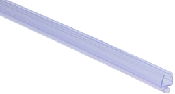 Plastové tesnenie na sklo 8mm, L-2200mm