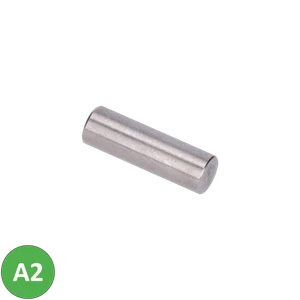 Bezpečnostný kolík ku svorke skla, brúsená nerez K320/AISI304 priemer 6mm, dĺžka 20mm - slide 0