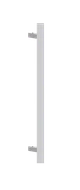 Madlo 45°, L = 800 mm, brúsená AISI 304
