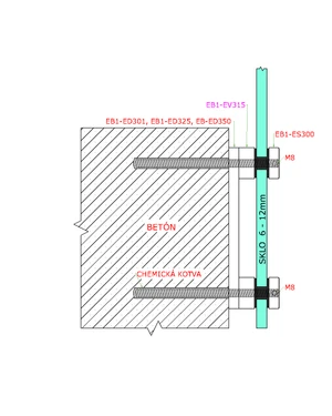 Přechod na vymezení vzdálenosti, ø 30mm /ø 8mm /L: 15mm, broušená nerez K320 /AISI304, bal: 1ks - slide 2