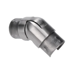 DOPREDAJ! prechod nastaviteľný ø42.4mm, narážací spoj, brúsená AISI304 - slide 0