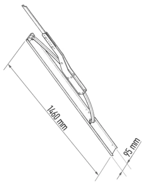 Výkyvné rameno SPA5 pro vyvážení výklopných vrat bez kolejničkového vedení, které přesahují obvod garáže. - slide 1