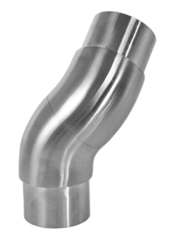Spojka nastaviteľná na trubku ø42.4mm, brúsená nerez AISI304