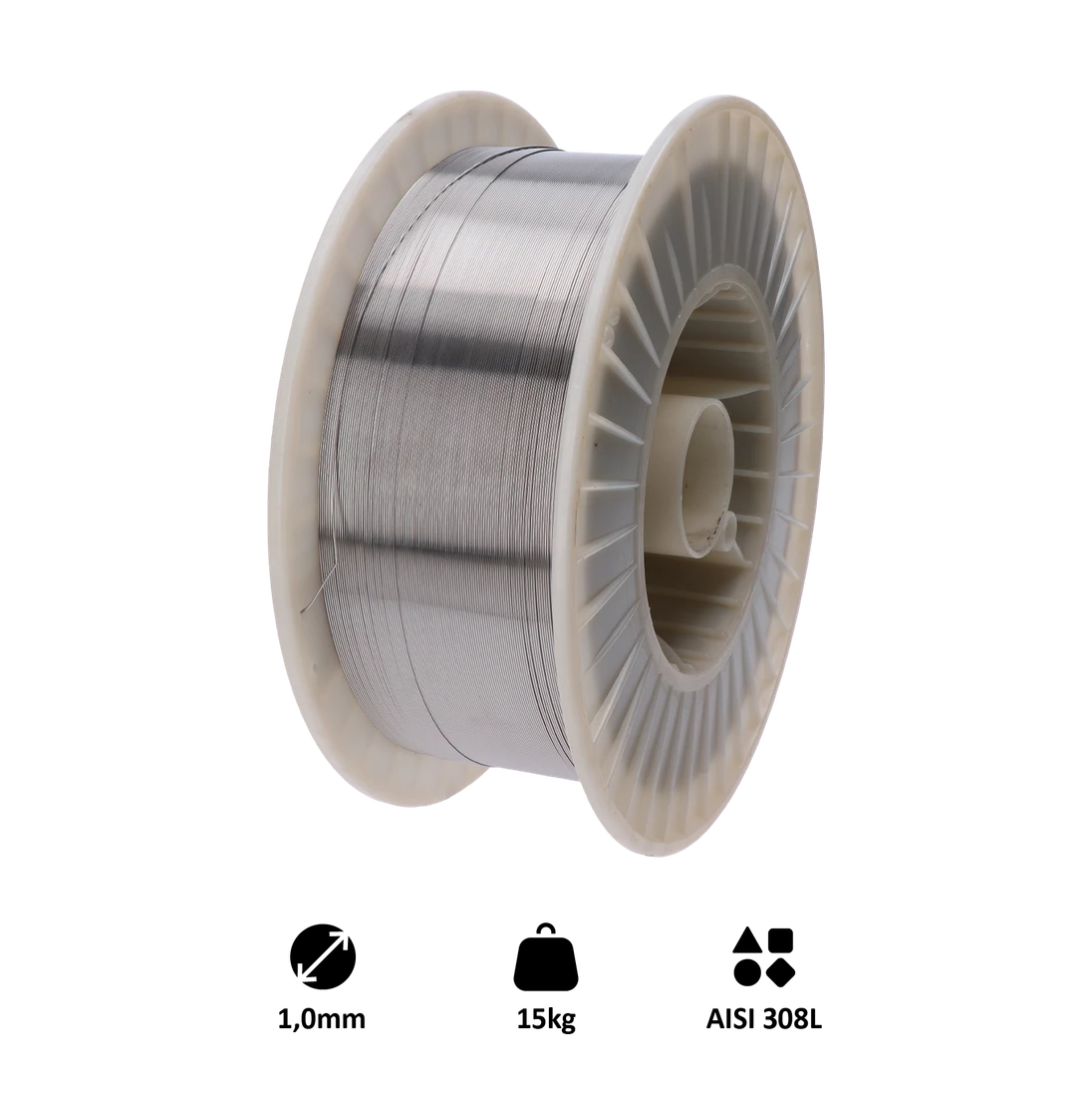 Svařovací drát / AISI 308L/1.0mm, 15kg, MIG-MAG nerez