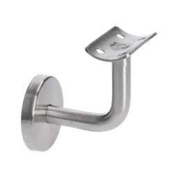 Držák madla ø42.4mm na stěnu s krytkou, brus AISI304