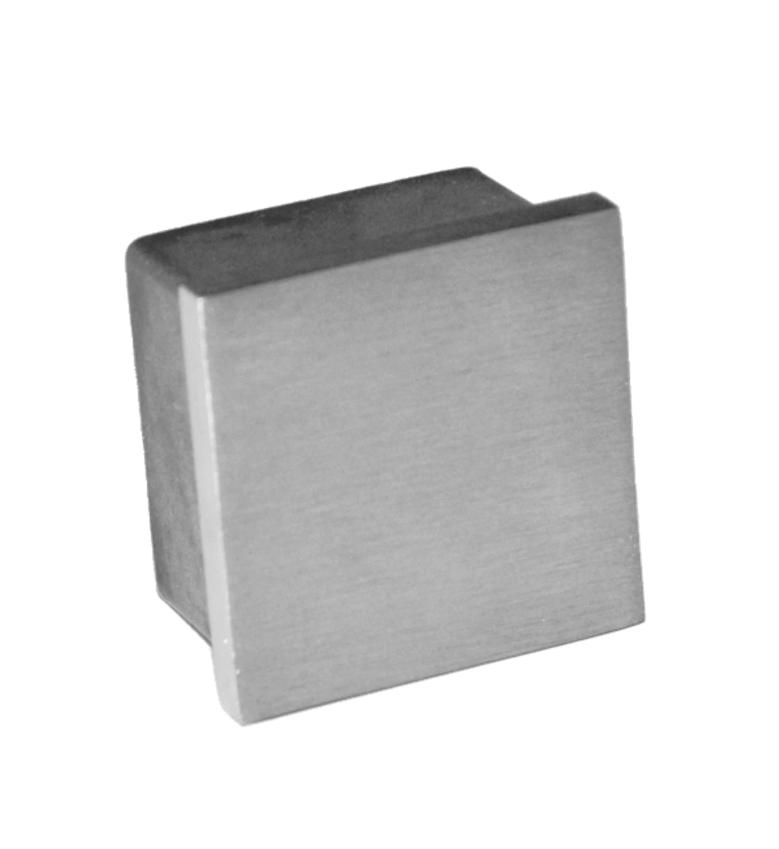 Ukončenie na jokel 40x40mm, brúsená nerez AISI304
