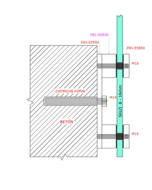 Prechod na vymedzenie vzdialenosti, ø 50mm /ø 10mm /L: 30mm, brúsená nerez K320 /AISI304, bal: 1ks - slide 3